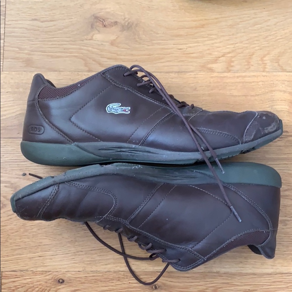 Lacoste Men’s Corsos Leather Shoes size US12